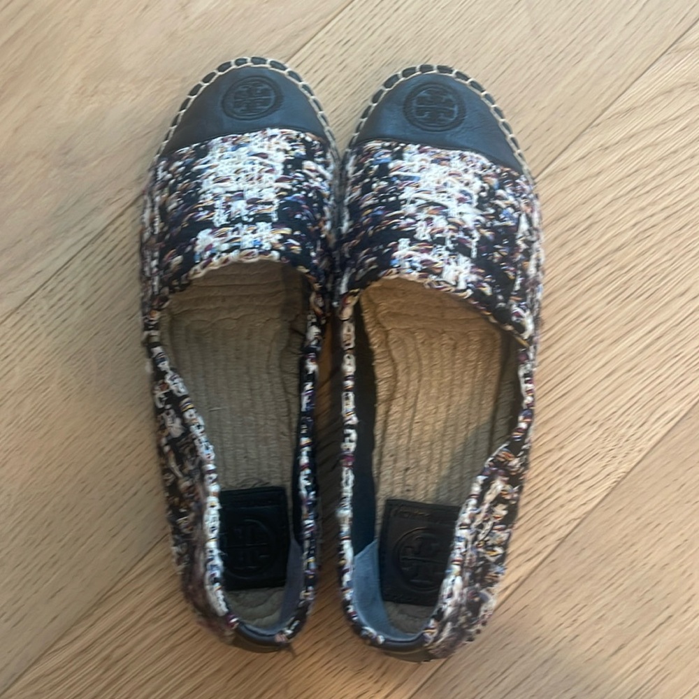 Tory Burch tweed espadrille